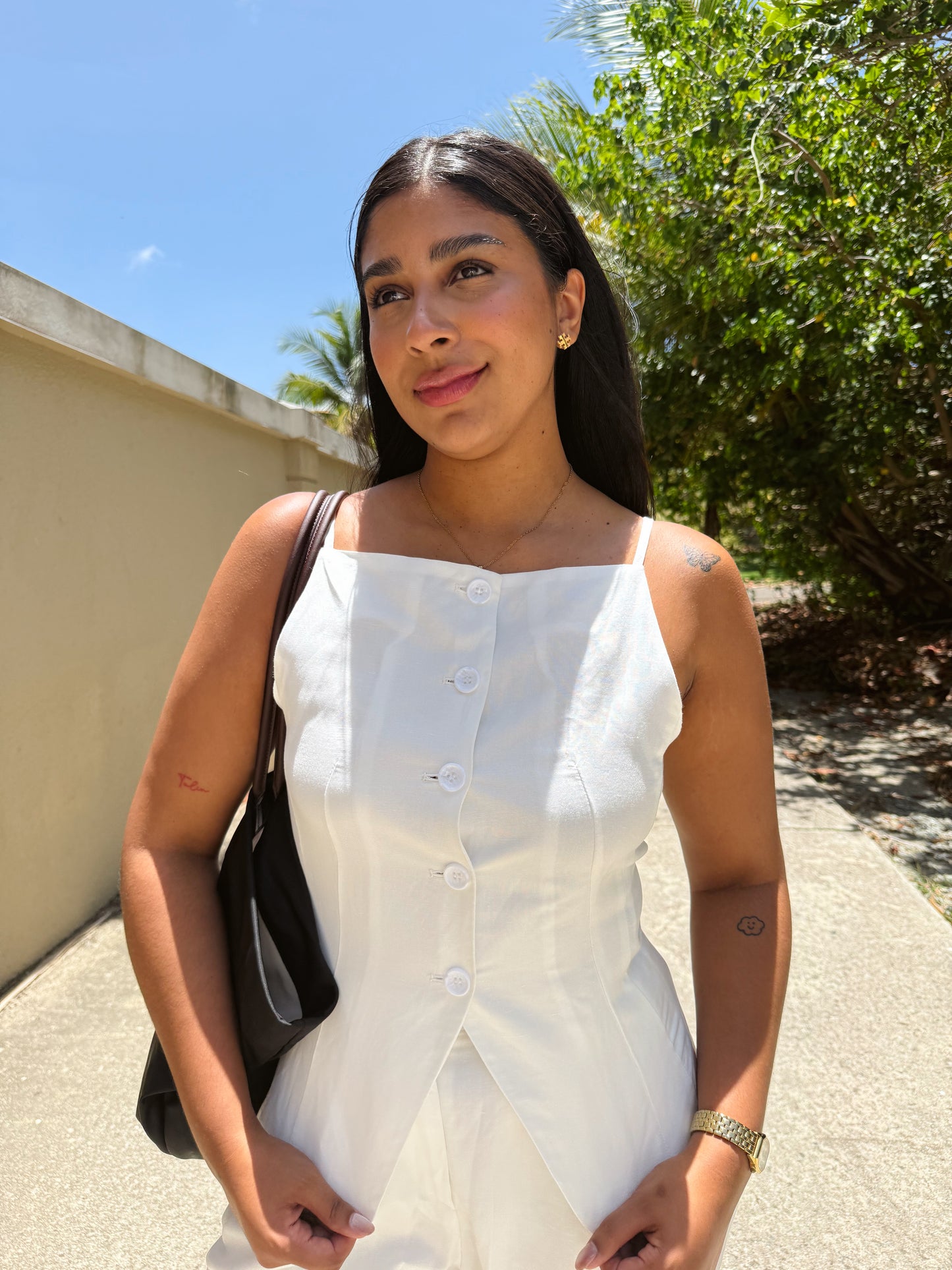 summer linen set