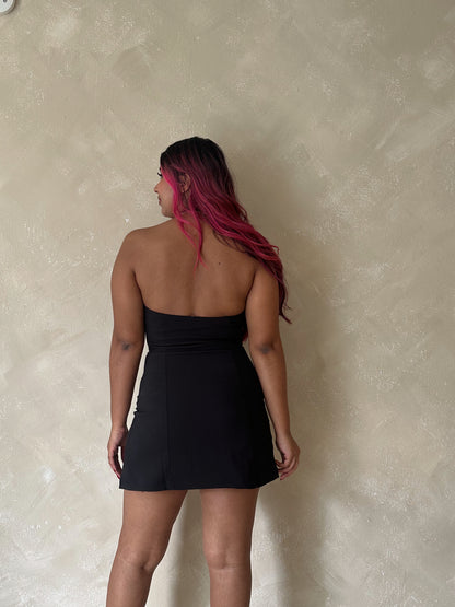 Minivestido con lazo
