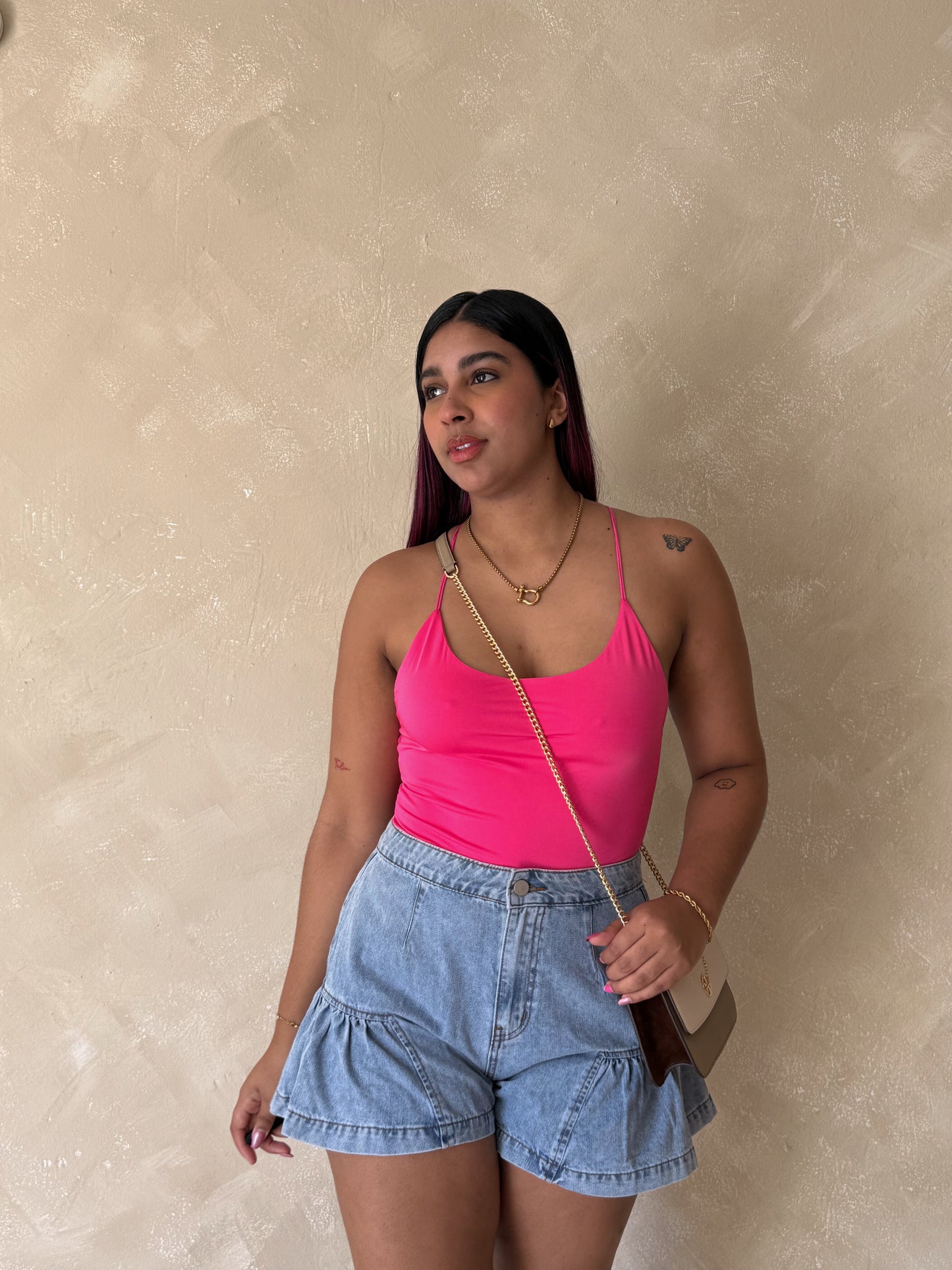 Short denim
