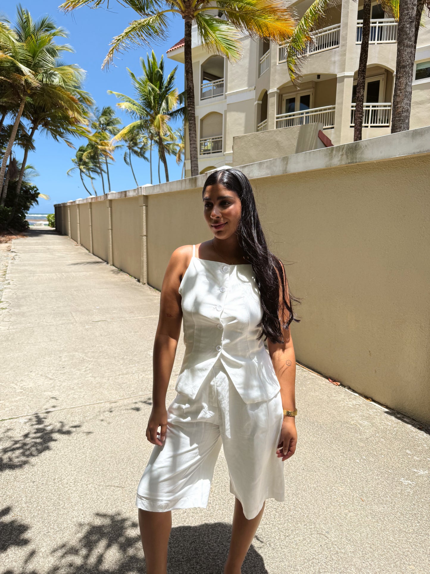 summer linen set