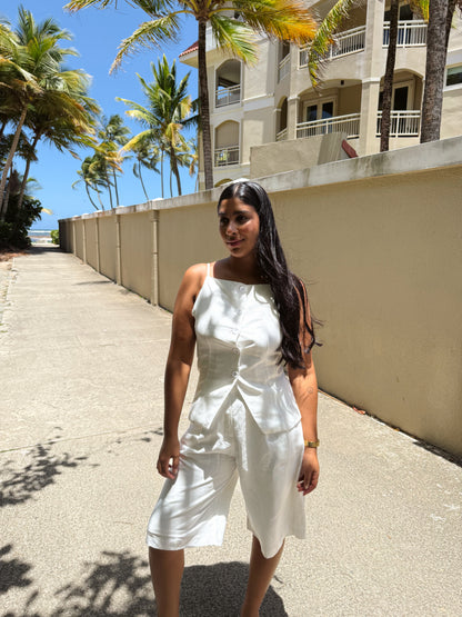 summer linen set