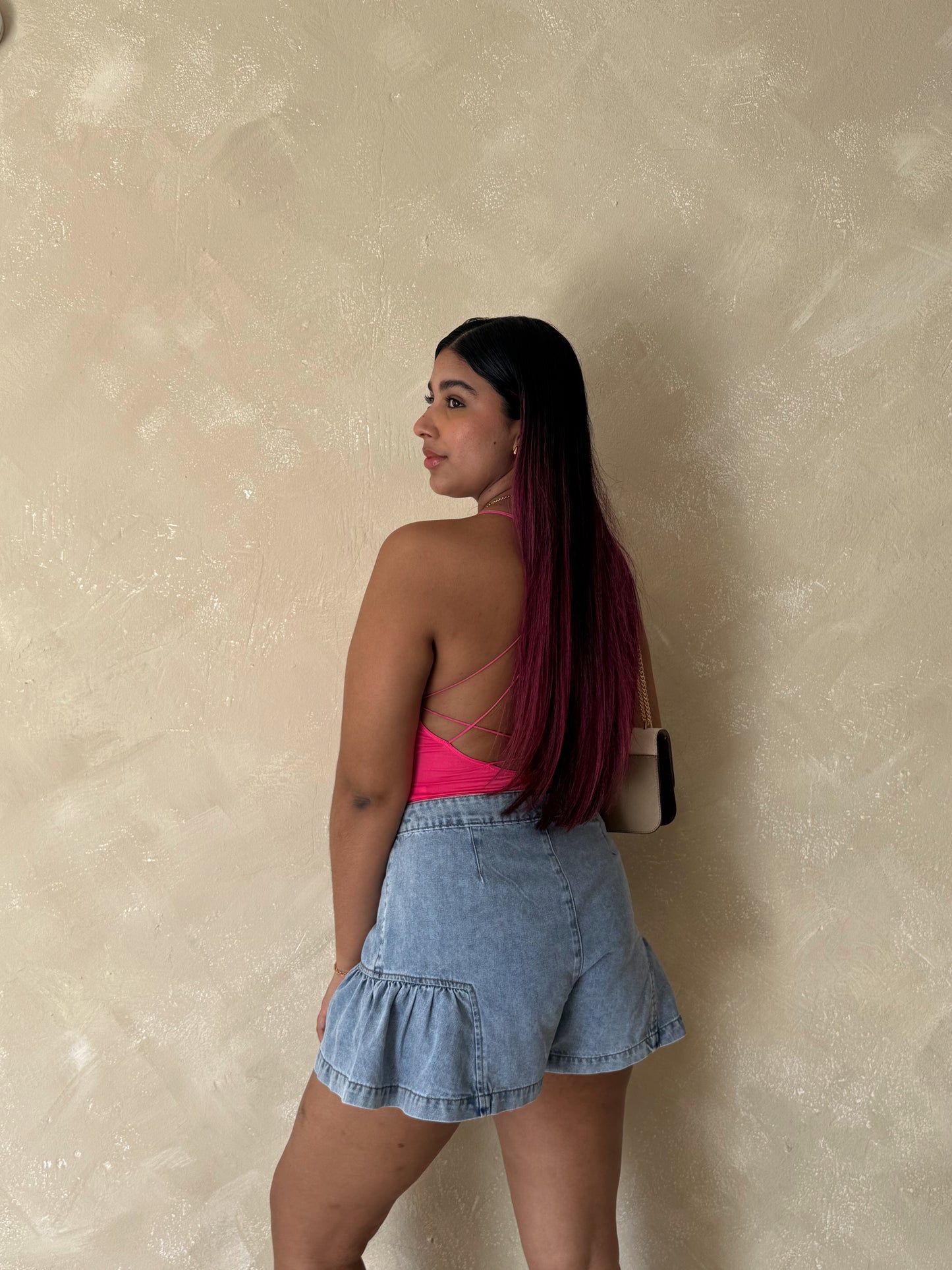 Short denim