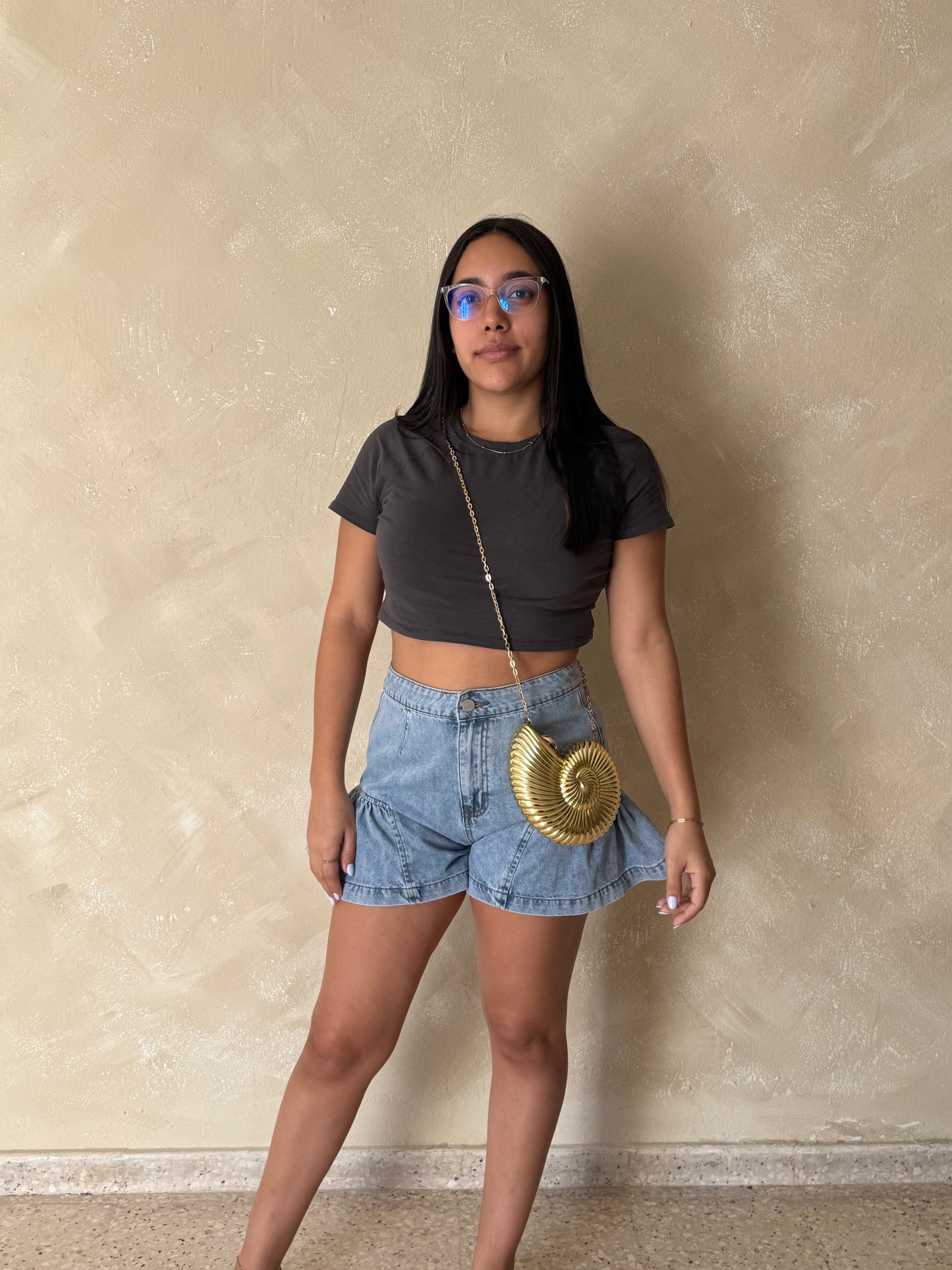 Short denim