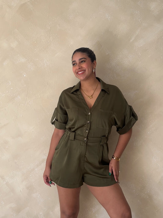 Olive romper