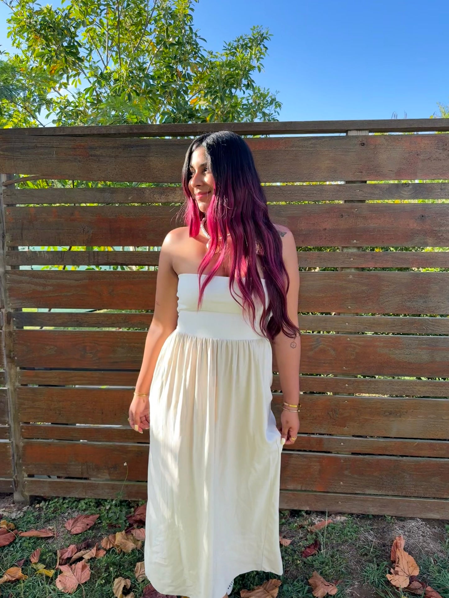 Oatmeal dress