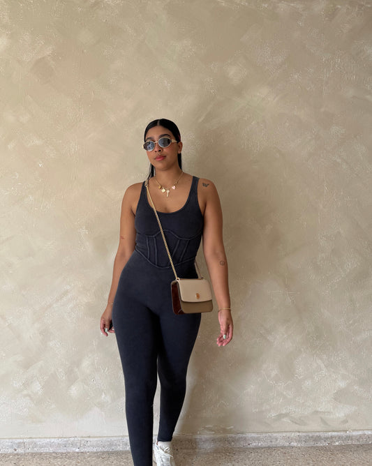 Washed jumpsuit