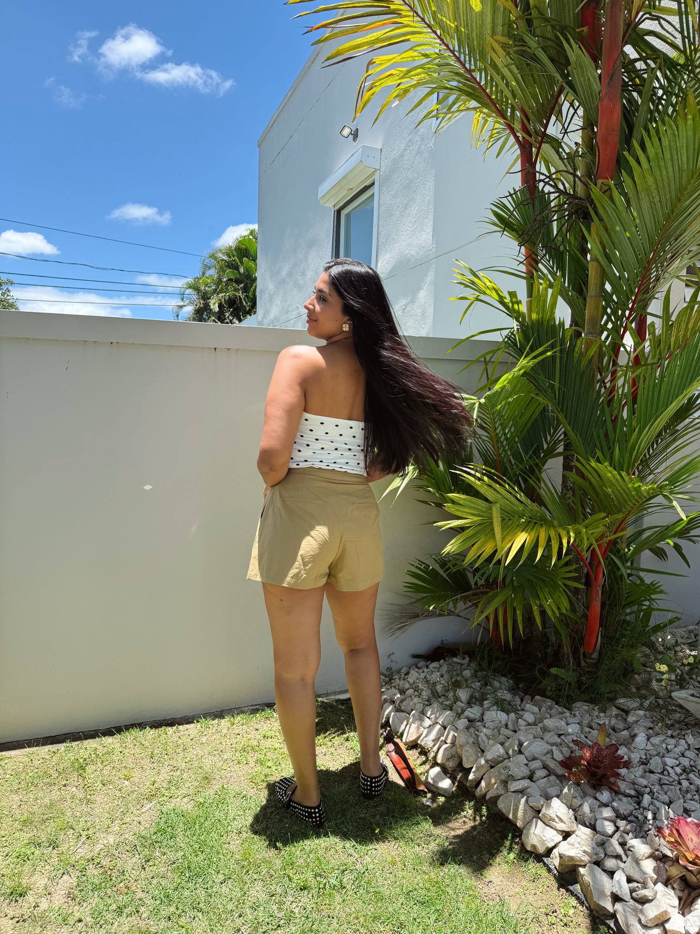 golden olive short