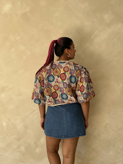Chaqueta floral