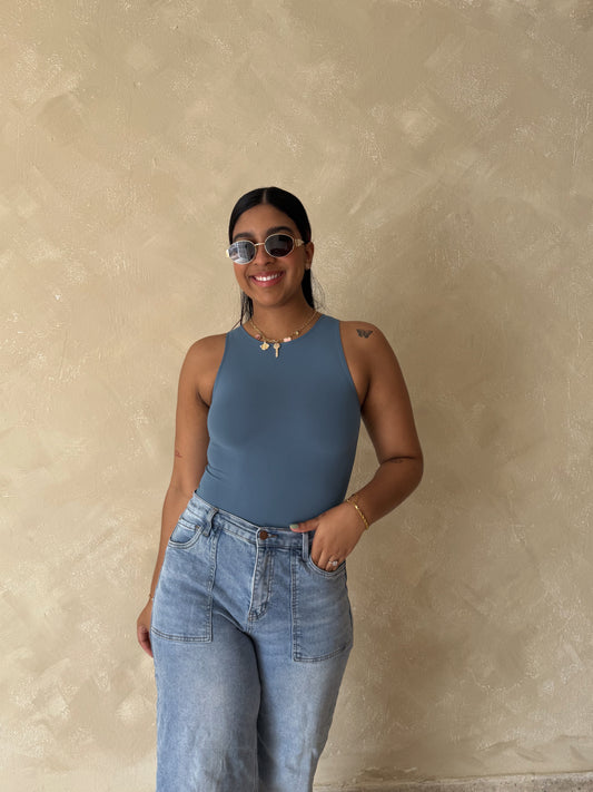 Teal bodysuit