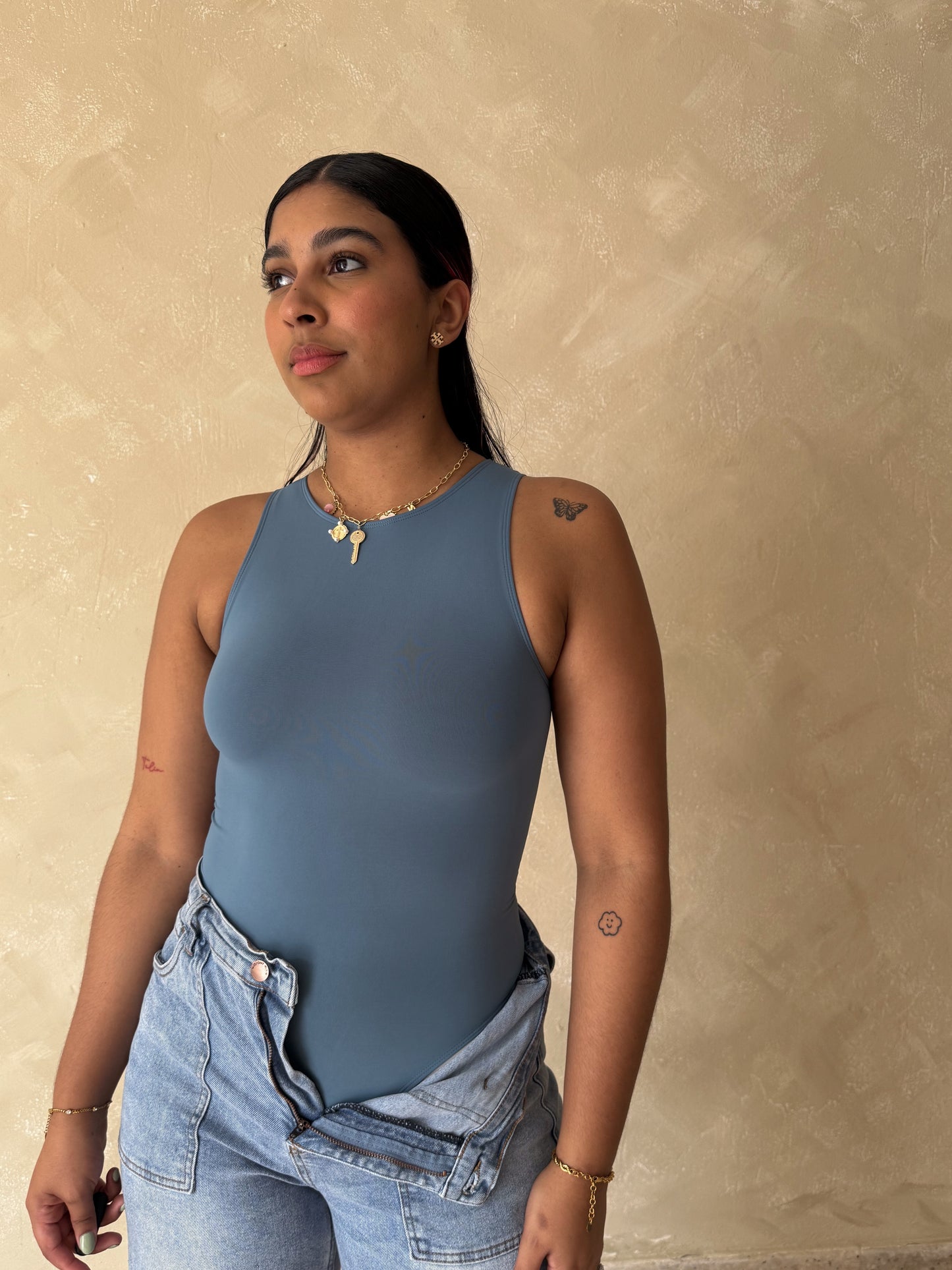 Teal bodysuit