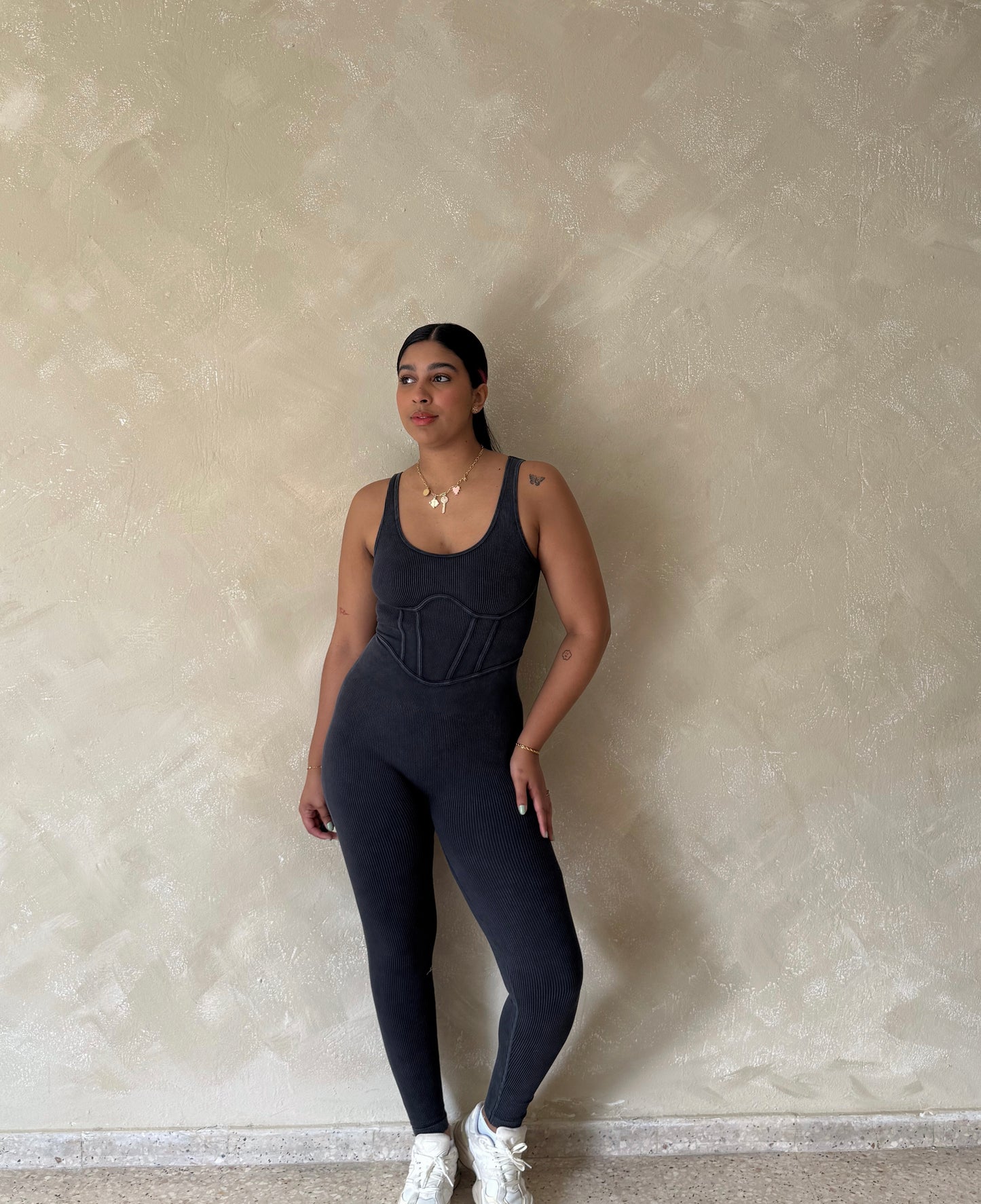 Washed jumpsuit