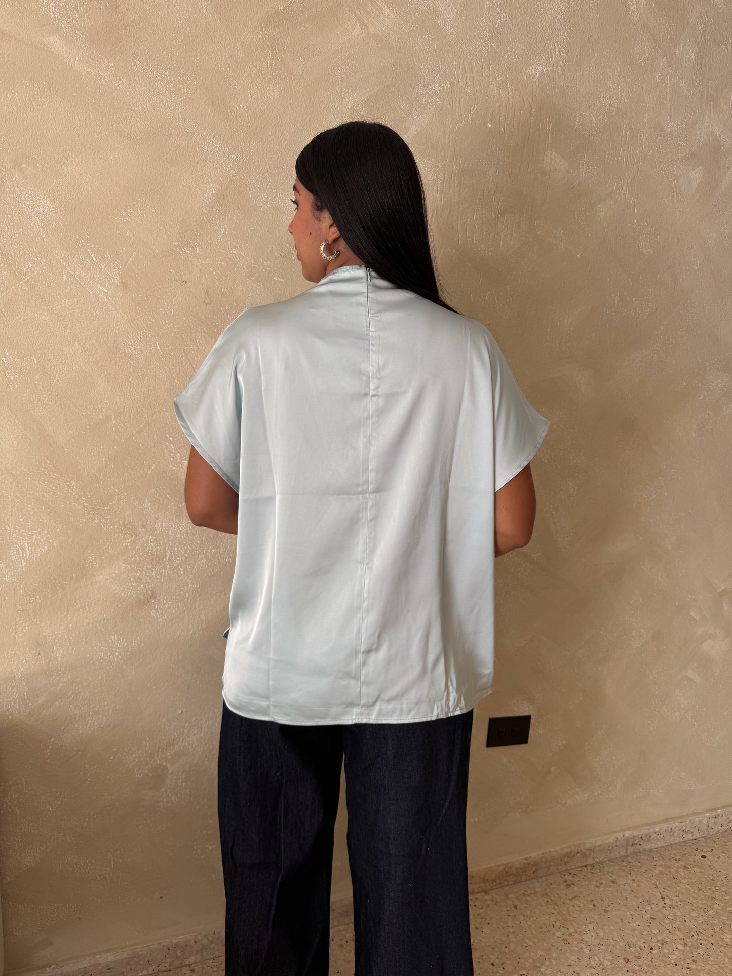 Satin top