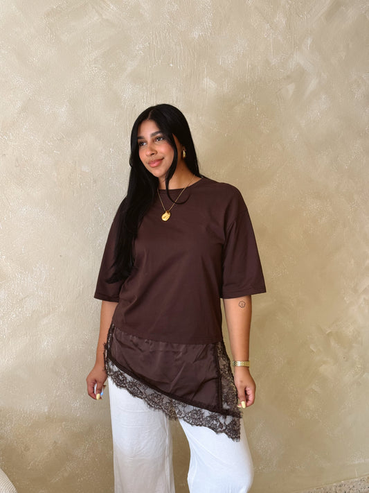 Layered Asymmetrical Shirt