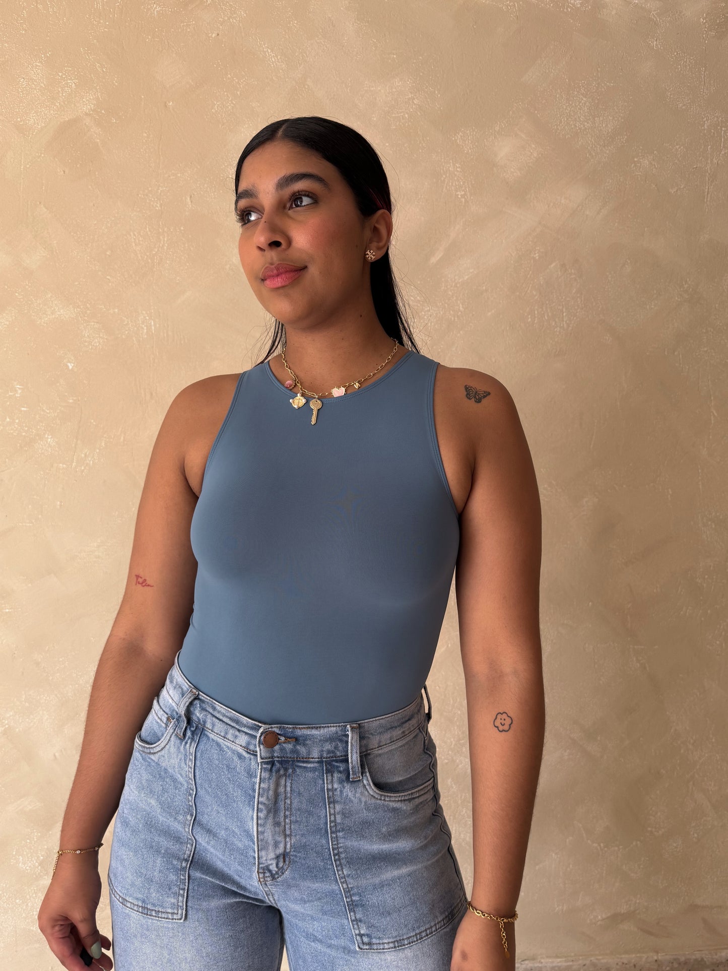 Teal bodysuit