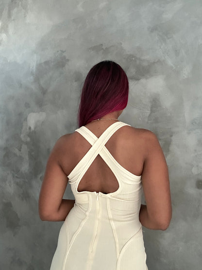 Vestido Crema
